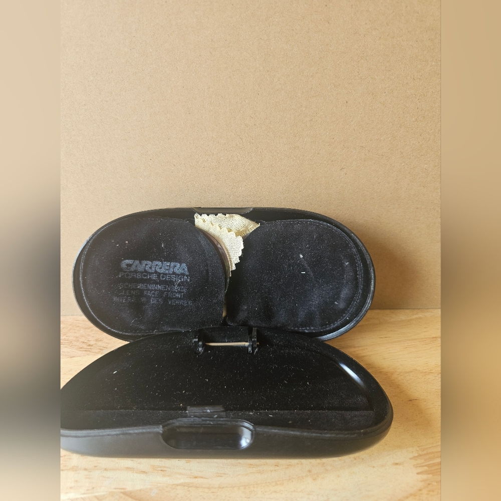 Carrera Black Eyeglass Case With Replacement Lents